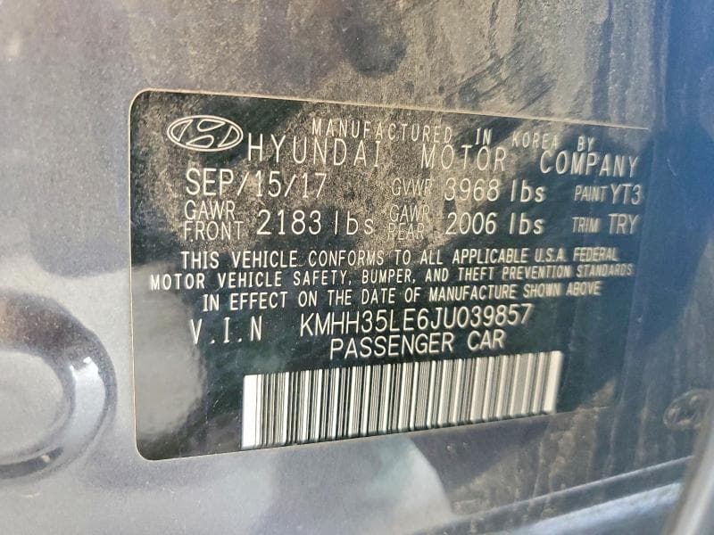 2018 HYUNDAI ELANTRA GT BASE BASE 13