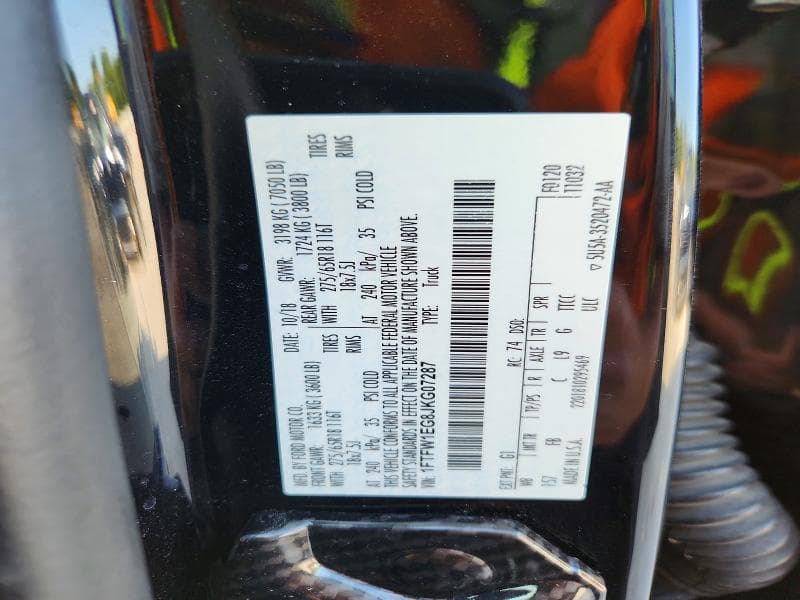2018 FORD F150 SUPERCREW 12
