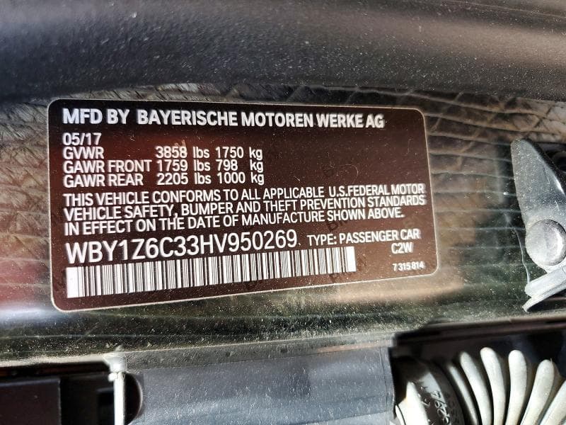 2017 BMW I3 BEV 12