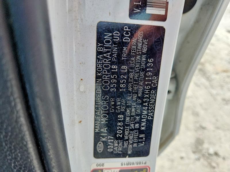 2017 KIA RIO LX 12