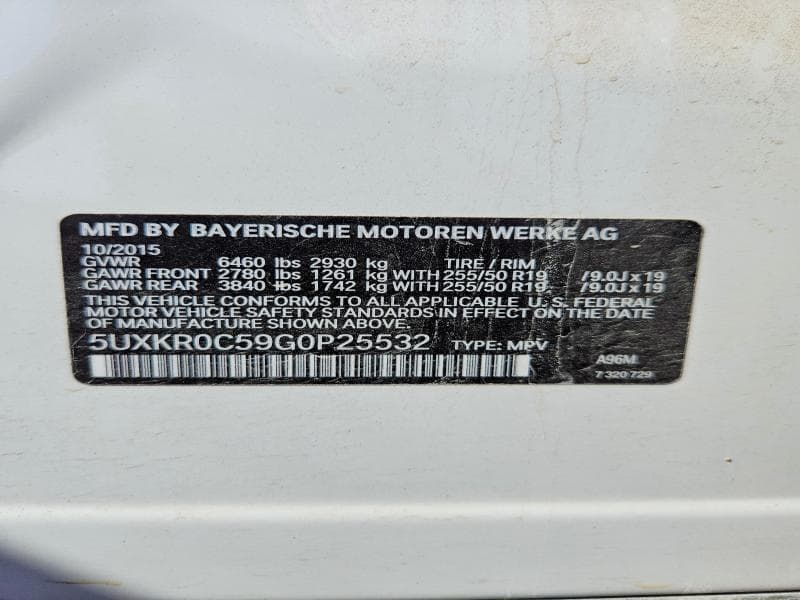 2016 BMW X5 13