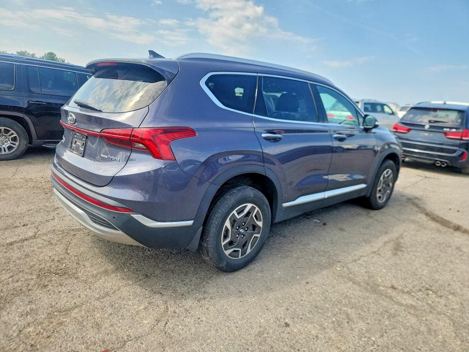 2022 HYUNDAI SANTA FE BLUE 3