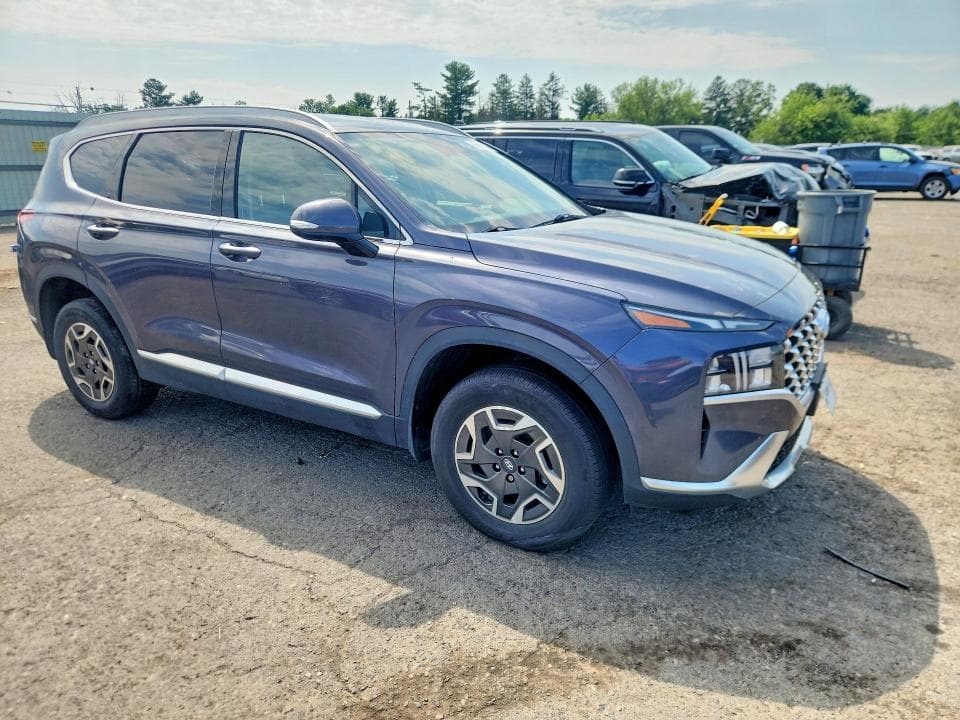 2022 HYUNDAI SANTA FE BLUE 4