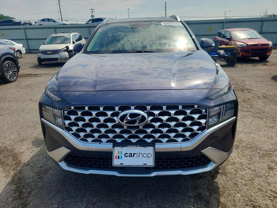 2022 HYUNDAI SANTA FE BLUE 5