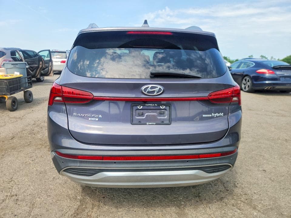 2022 HYUNDAI SANTA FE BLUE 6