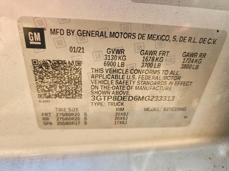 2021 GMC SIERRA C1500 SLT 12