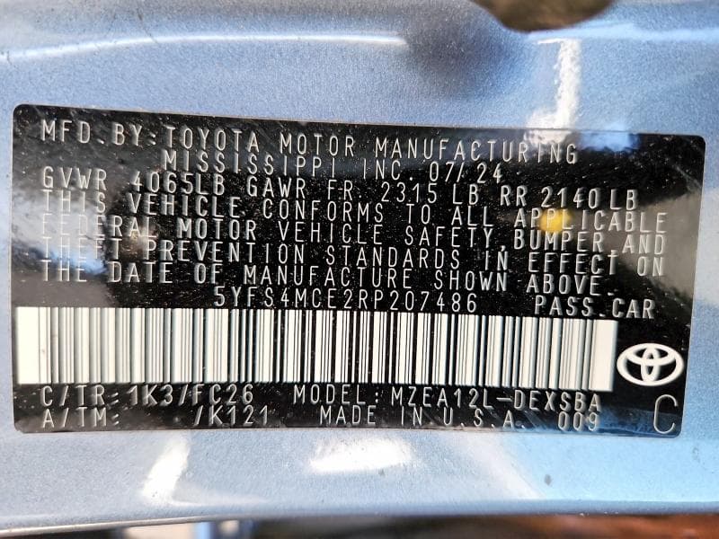 2024 TOYOTA COROLLA SE 13