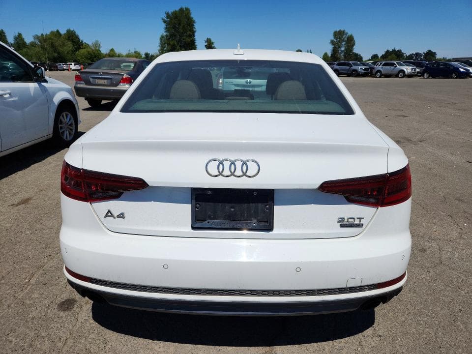 2018 AUDI A4 PREMIUM PLUS PREMIUM PLUS 6