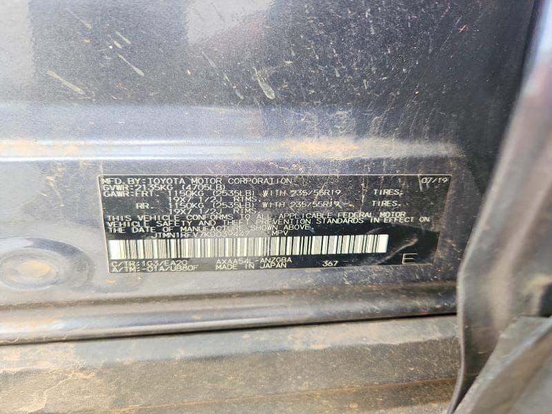 2019 TOYOTA RAV4 LIMITED 13