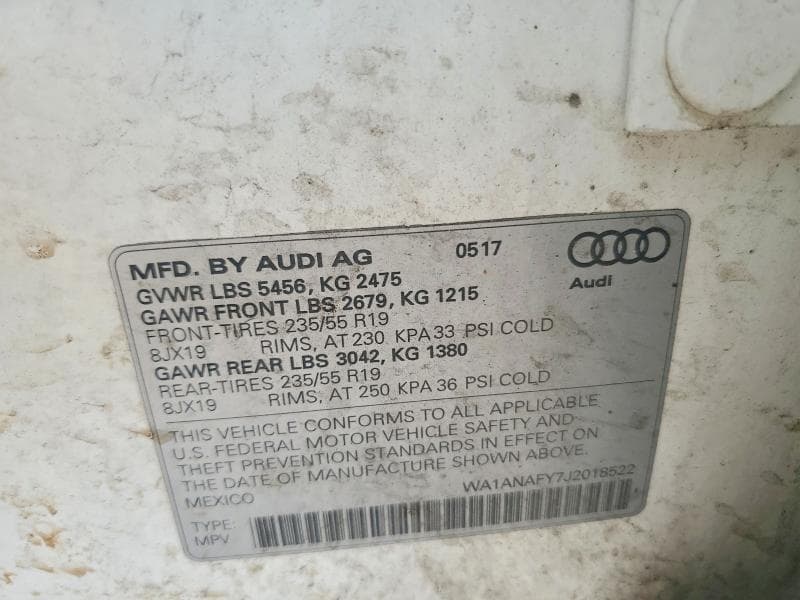 2018 AUDI Q5 PREMIUM PREMIUM 13