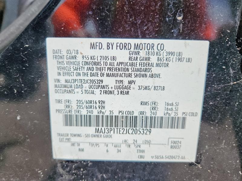 2018 FORD ECOSPORT SE SE 13