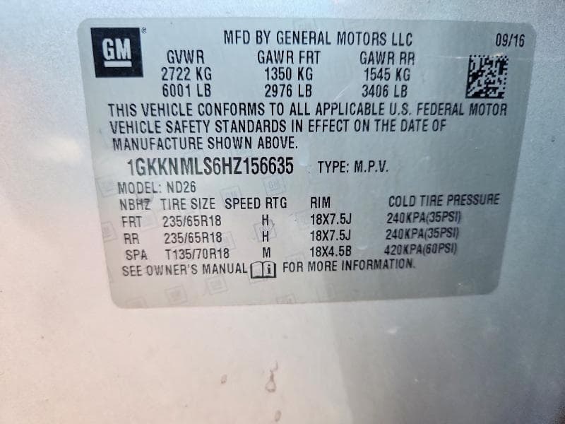 2017 GMC ACADIA SLT-1 SLT-1 14