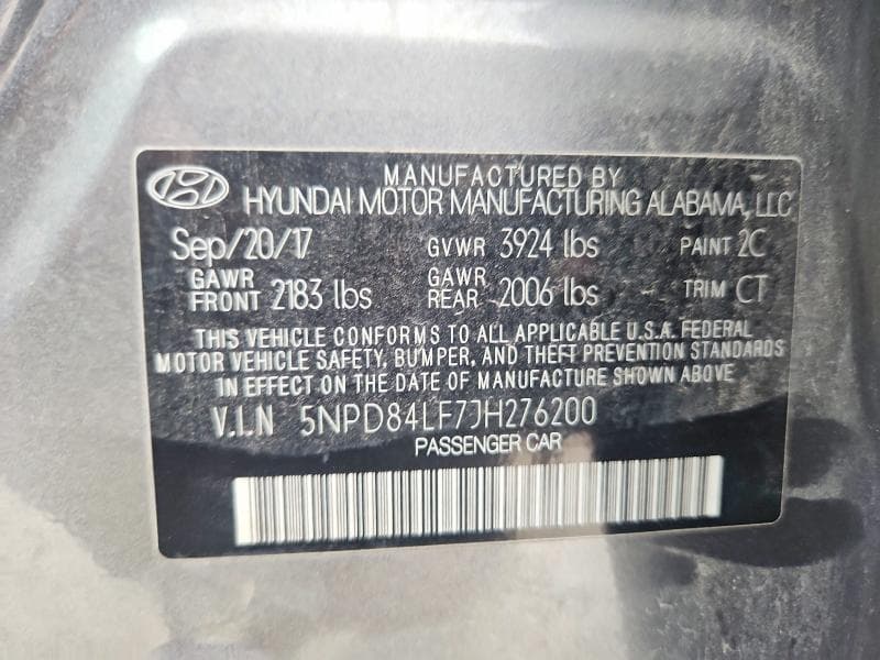 2018 HYUNDAI ELANTRA VALUE EDITION VALUE EDITION 13