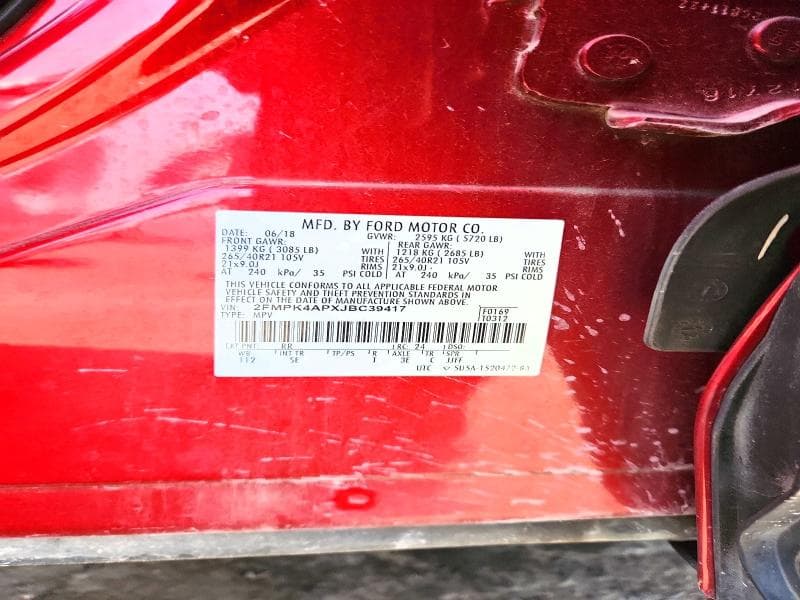 2018 FORD EDGE SPORT 13