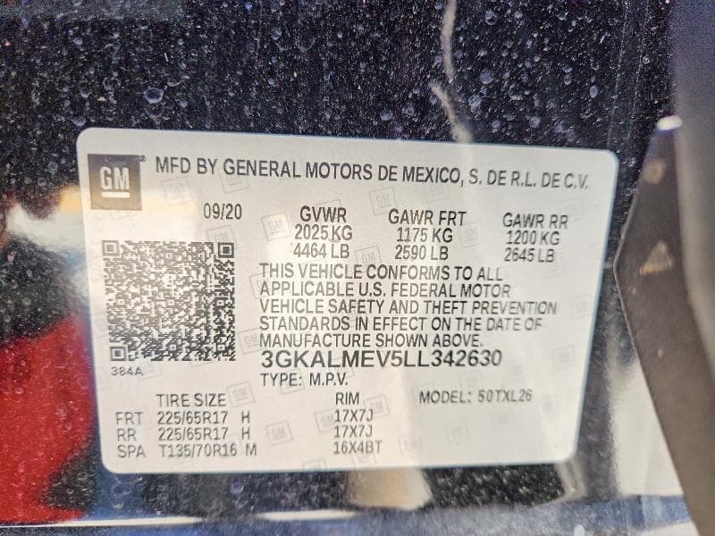 2020 GMC TERRAIN SLE 13