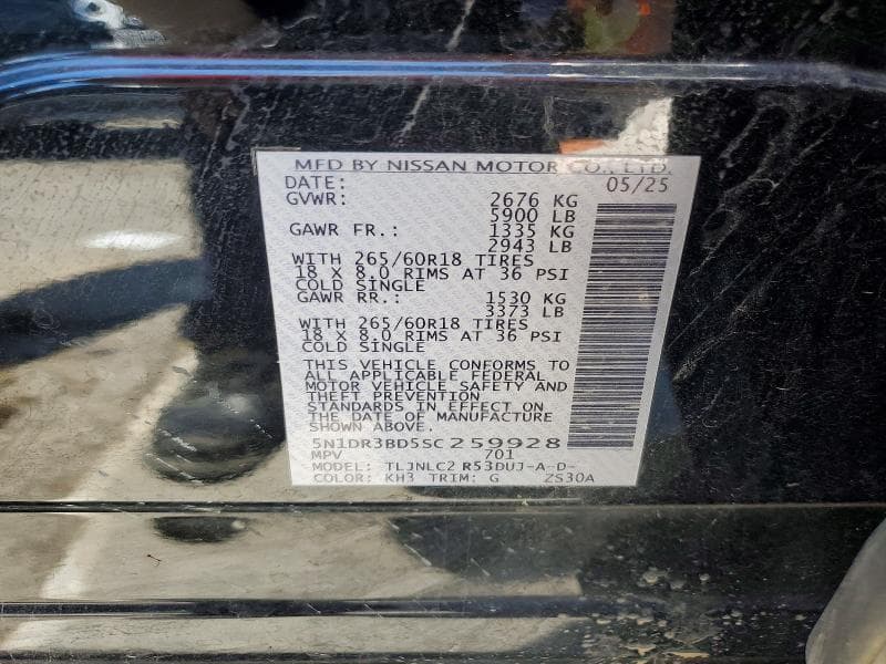 2025 NISSAN PATHFINDER ROCK CREEK 13