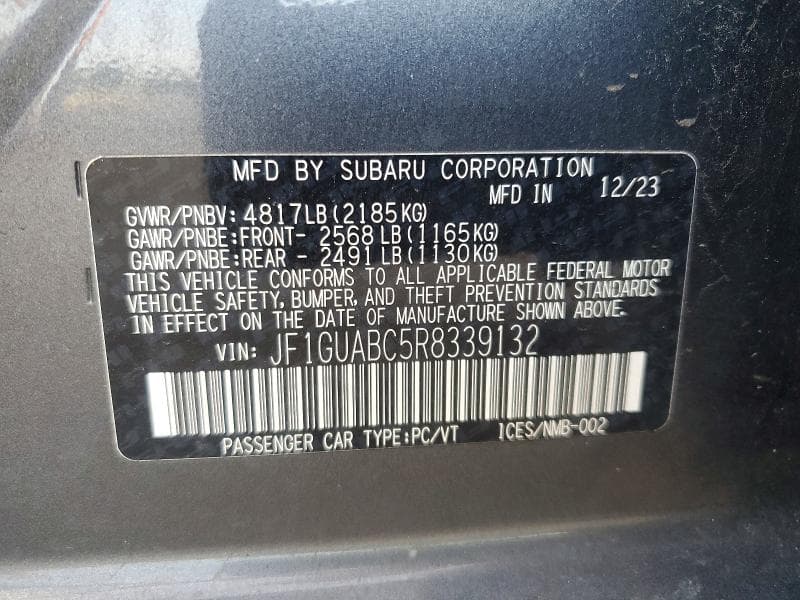2024 SUBARU IMPREZA 13