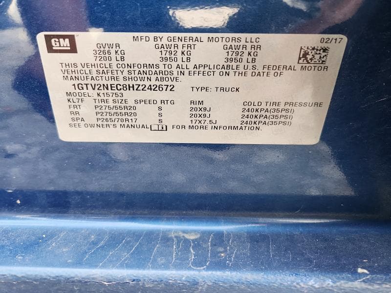 2017 GMC SIERRA K1500 SLT K1500 SLT 12