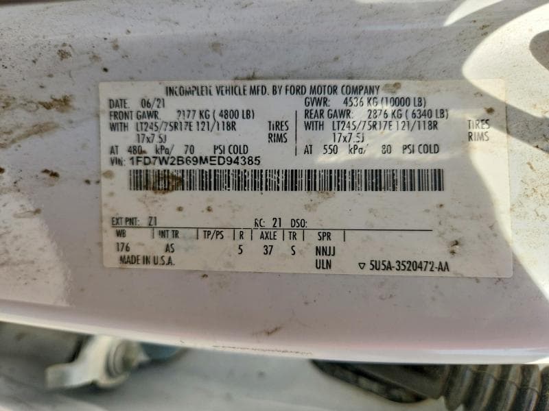 2021 FORD F250 SUPER DUTY SUPER DUTY 13