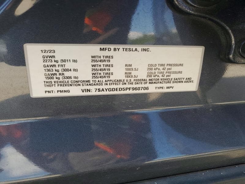 2023 TESLA MODEL Y 12