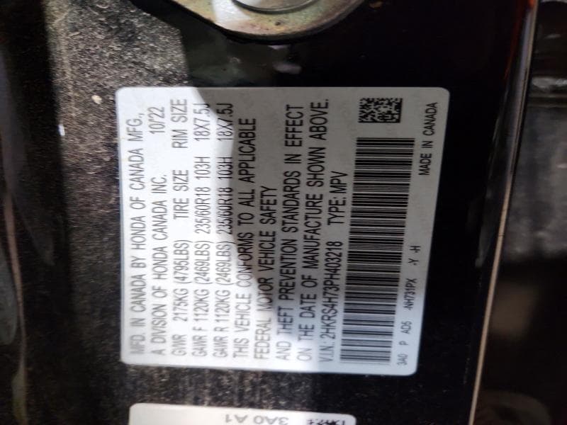 2023 HONDA CR-V EXL 13