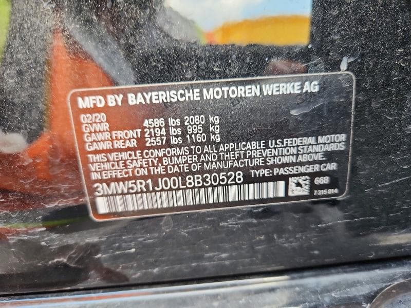 2020 BMW 330I 12