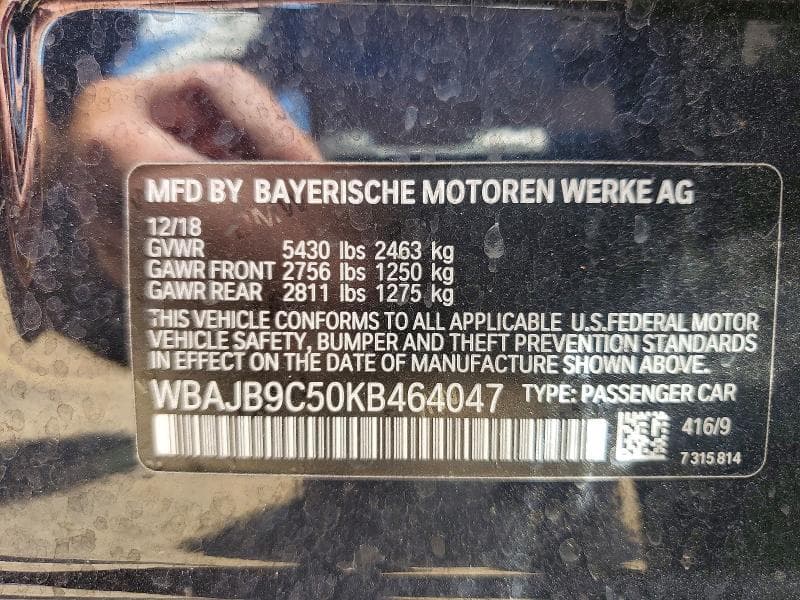 2019 BMW M550XI 12