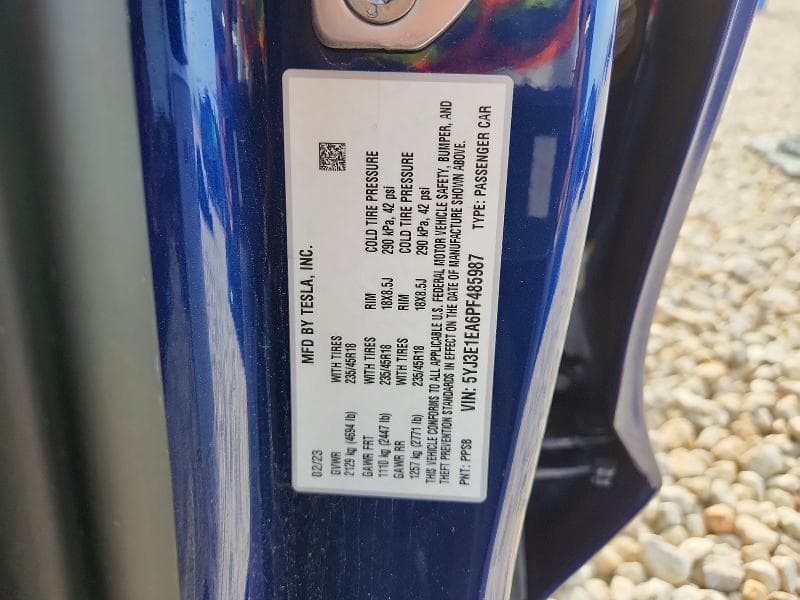 2023 TESLA MODEL 3 12