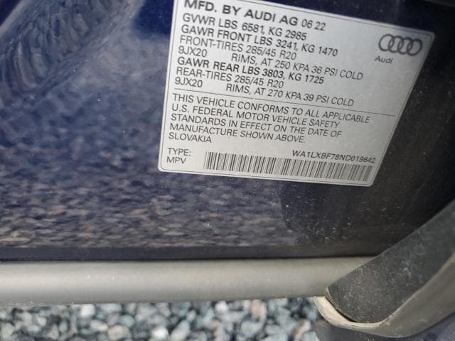 2022 AUDI Q7 PREMIUM PLUS 14