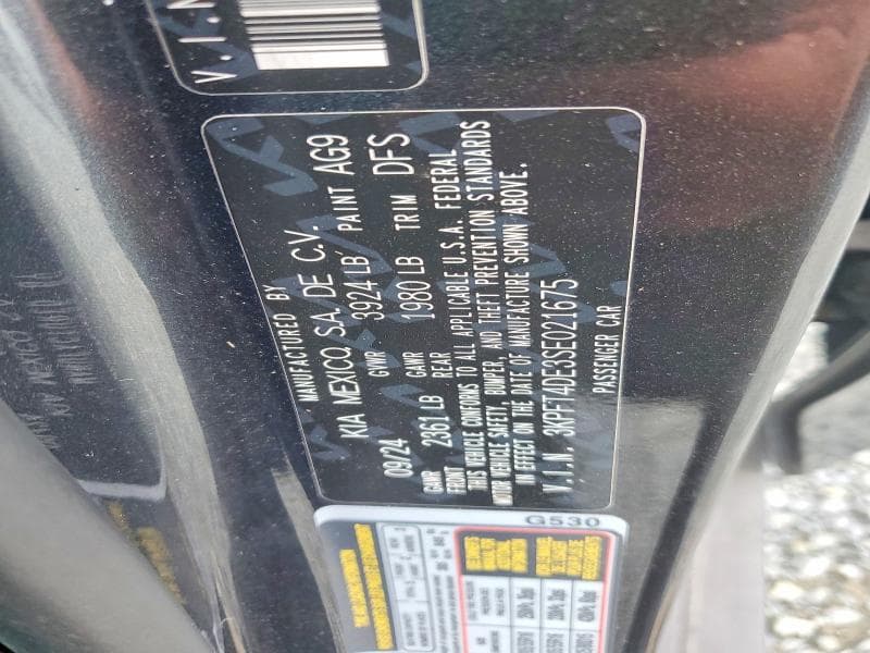 2025 KIA K4 LX 12
