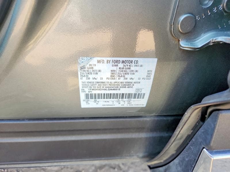 2020 FORD EXPLORER XLT 13