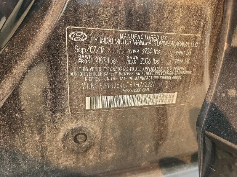 2018 HYUNDAI ELANTRA LIMITED 12