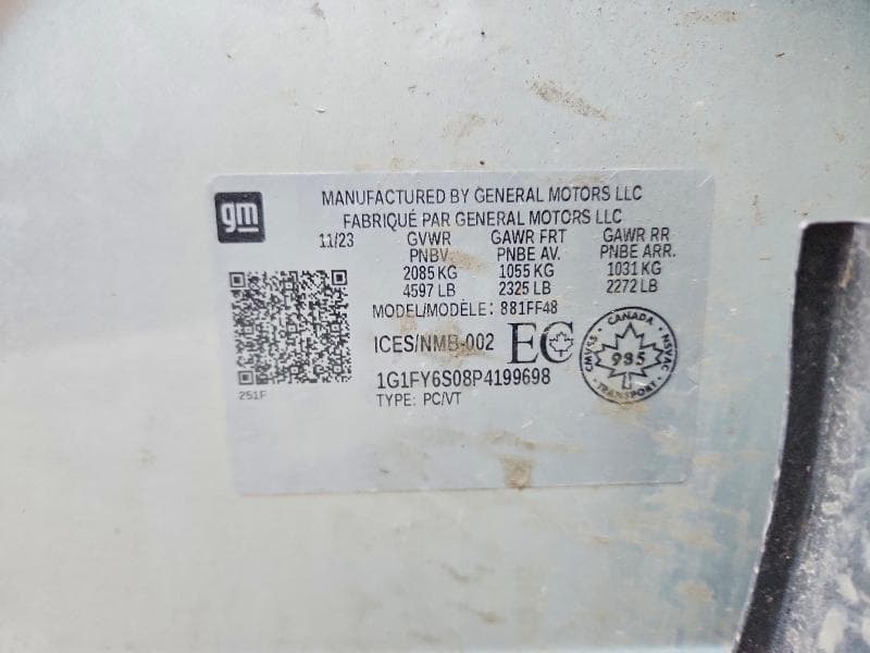 2023 CHEVROLET BOLT EUV LT LT 13