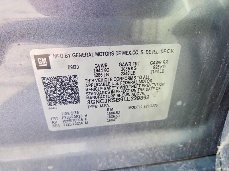 2020 CHEVROLET TRAX LS 13