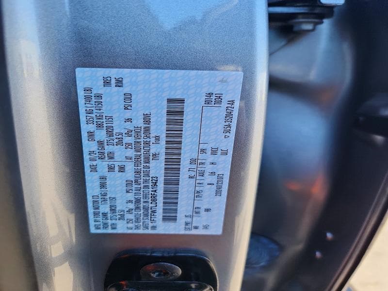2024 FORD F150 PLATINUM PLATINUM 12