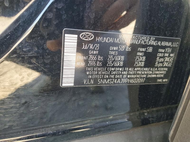 2023 HYUNDAI SANTA FE SEL 13