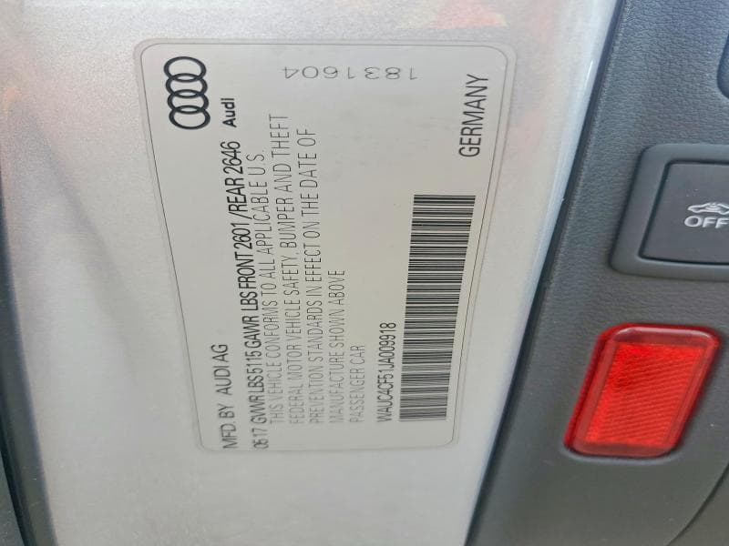 2018 AUDI S5 PRESTIGE 12