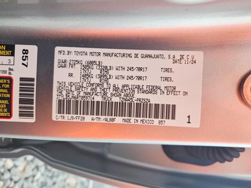 2024 TOYOTA TACOMA SR5 12