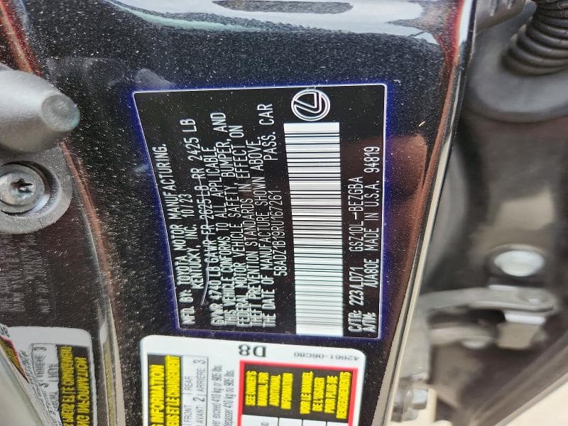 2024 LEXUS ES 350 BASE 12