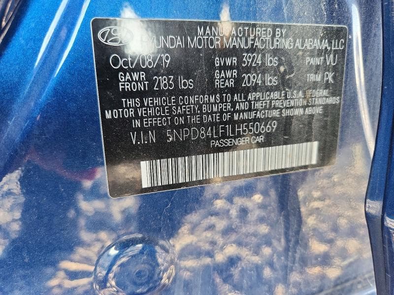 2020 HYUNDAI ELANTRA SEL 12