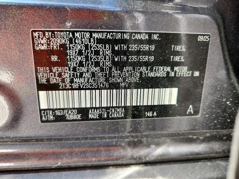 2025 TOYOTA RAV4 XLE PREMIUM 15