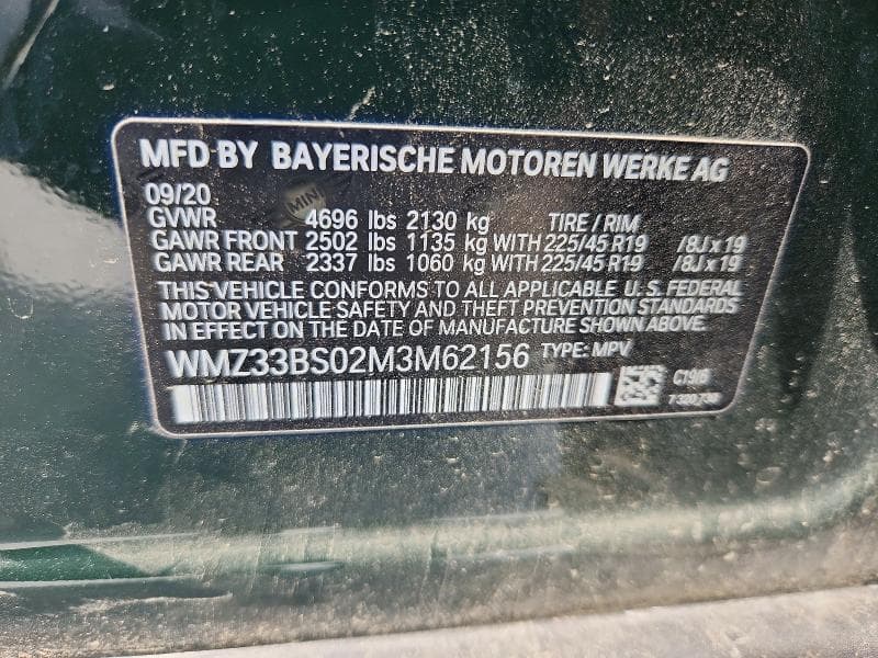 2021 MINI COOPER JCW COUNTRYMAN ALL4 12
