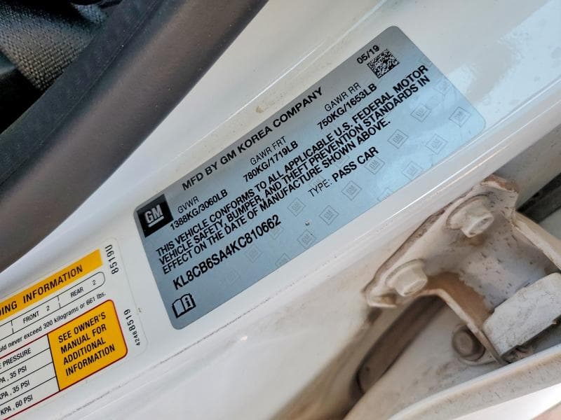 2019 CHEVROLET SPARK LS 12