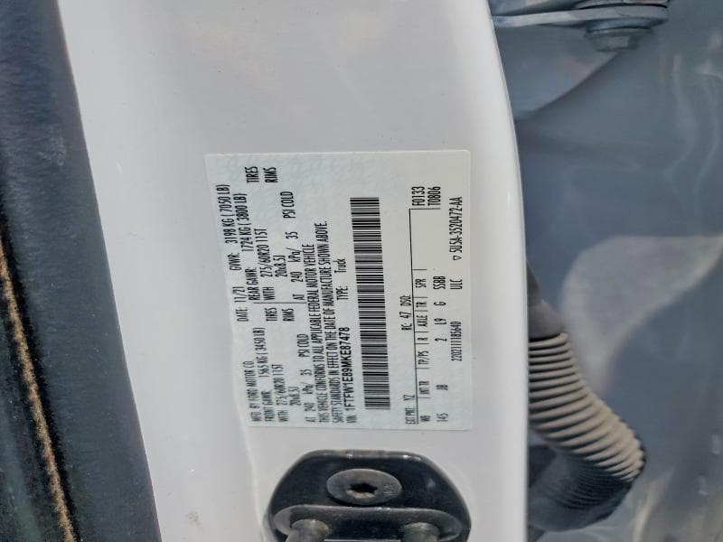 2021 FORD F150 SUPERCREW 12