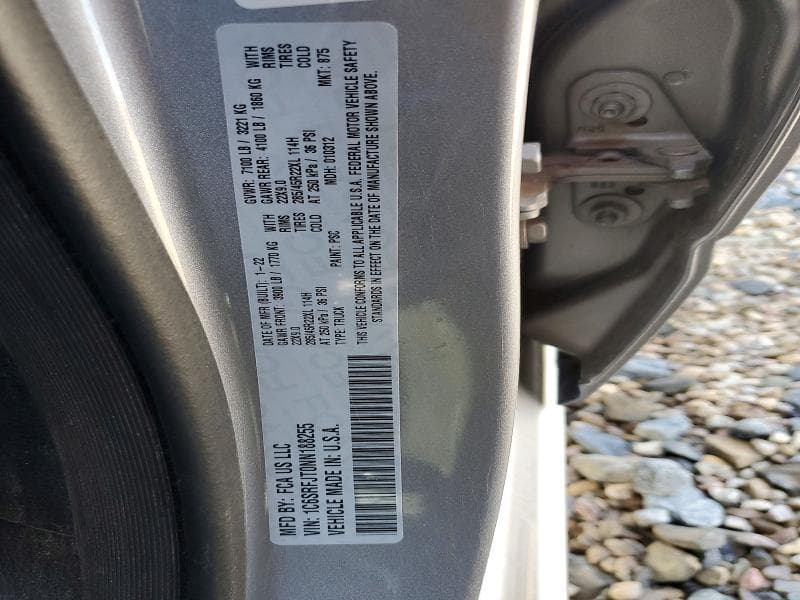 2022 RAM 1500 LARAMIE LARAMIE 12
