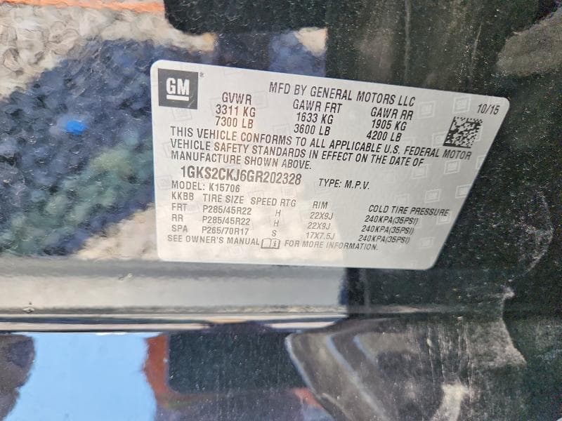 2016 GMC YUKON DENALI DENALI 13