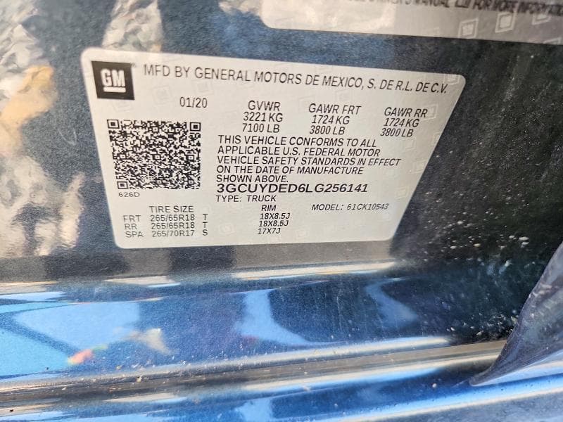 2020 CHEVROLET SILVERADO K1500 LT 12