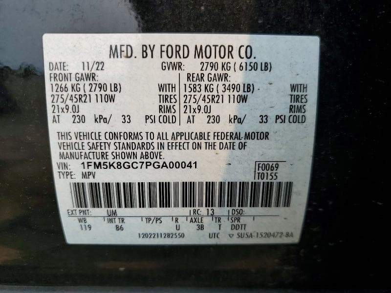 2023 FORD EXPLORER ST 14
