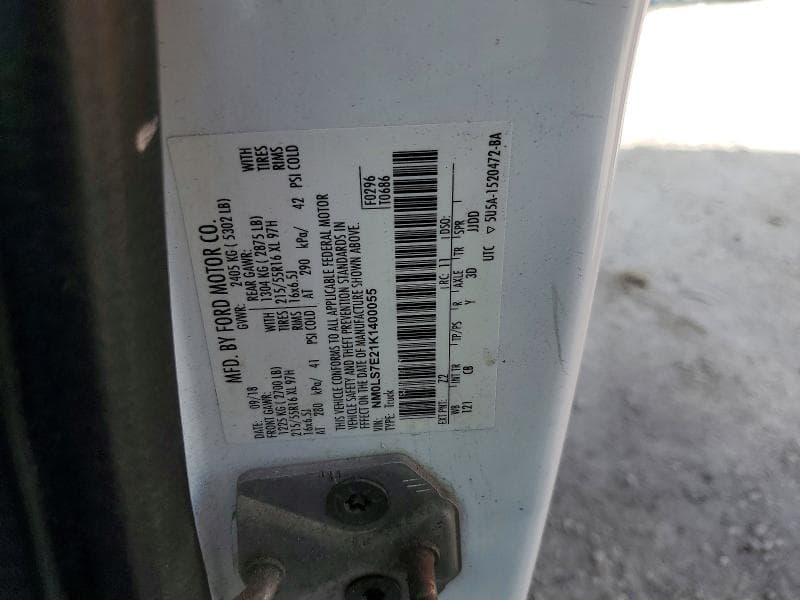 2019 FORD TRANSIT CONNECT XL 14