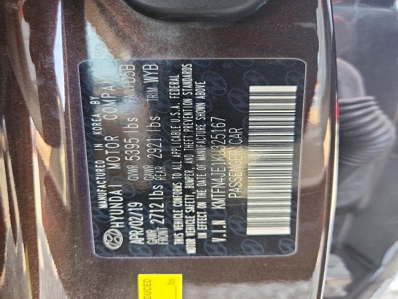 2019 GENESIS G80 3.8 12